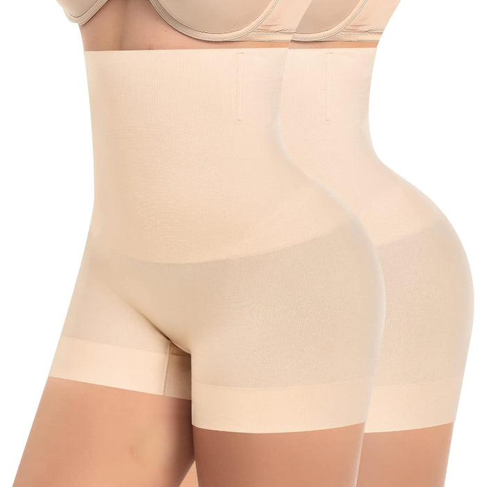 High Control Seamless Stretch Shorts Pack Of 2