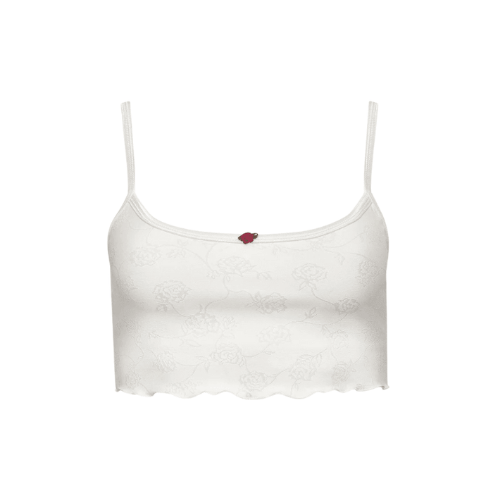 Jacquard Cropped Tank Top – Light Weight and Stylish Fit