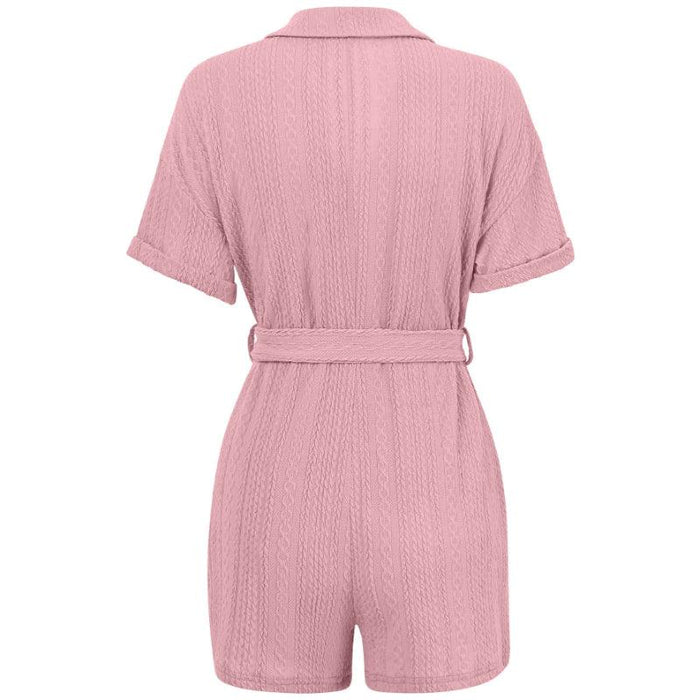 Comfy Short Sleeve Jumpsuit – Stylish Perfect for Casual Days