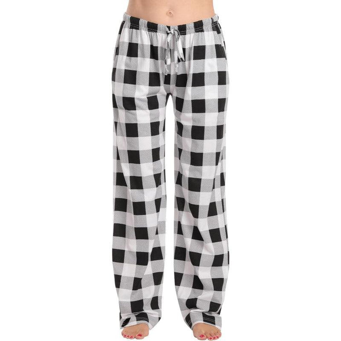 Plaid Pattern Pajama Pants – Comfortable Cotton Sleepwear