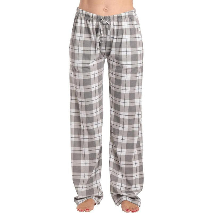 Plaid Pattern Pajama Pants – Comfortable Cotton Sleepwear