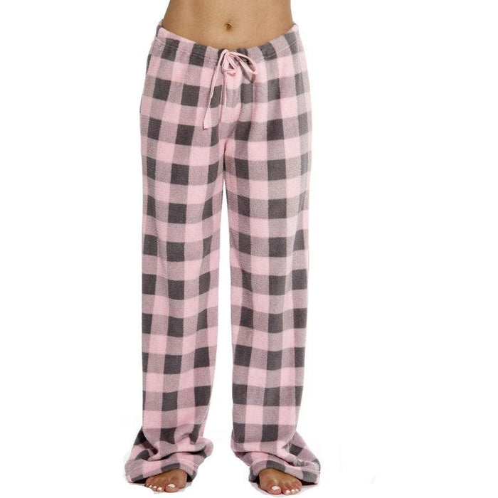 Plaid Pattern Plush Pajama - Comfortable and  Cozy