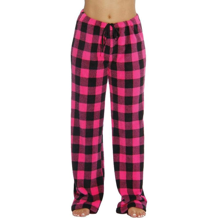 Plaid Pattern Plush Pajama - Comfortable and  Cozy