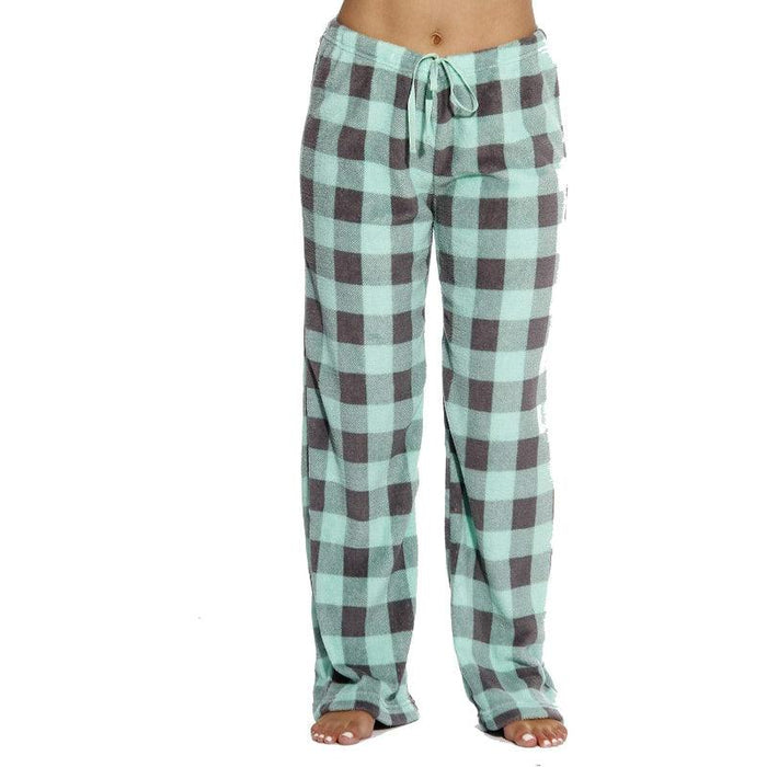 Plaid Pattern Plush Pajama - Comfortable and  Cozy