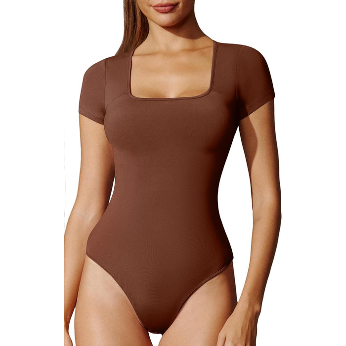 Short Sleeve Slim Fit Bodysuit Shapewear