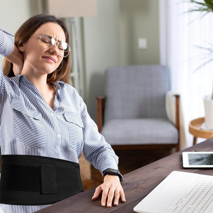 Lumbar Support Adjustable Belt With Reinforced Stabilizers