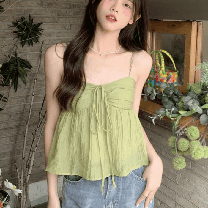 Smocked Sleeveless Short Top – Effortless Style for Warm Days