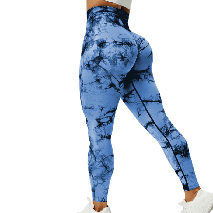 Tie Dye Workout Leggings – Sculpting Fit for Active Sessions