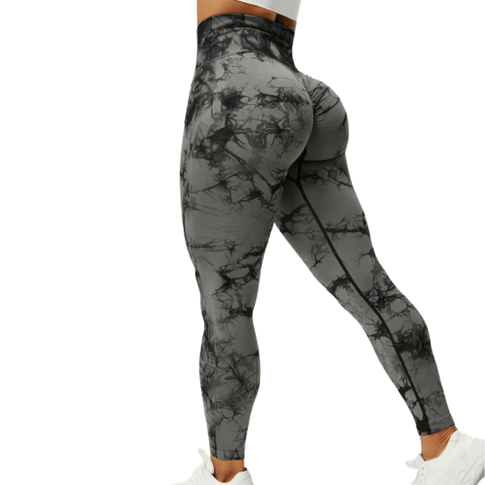 Tie Dye Workout Leggings – Sculpting Fit for Active Sessions