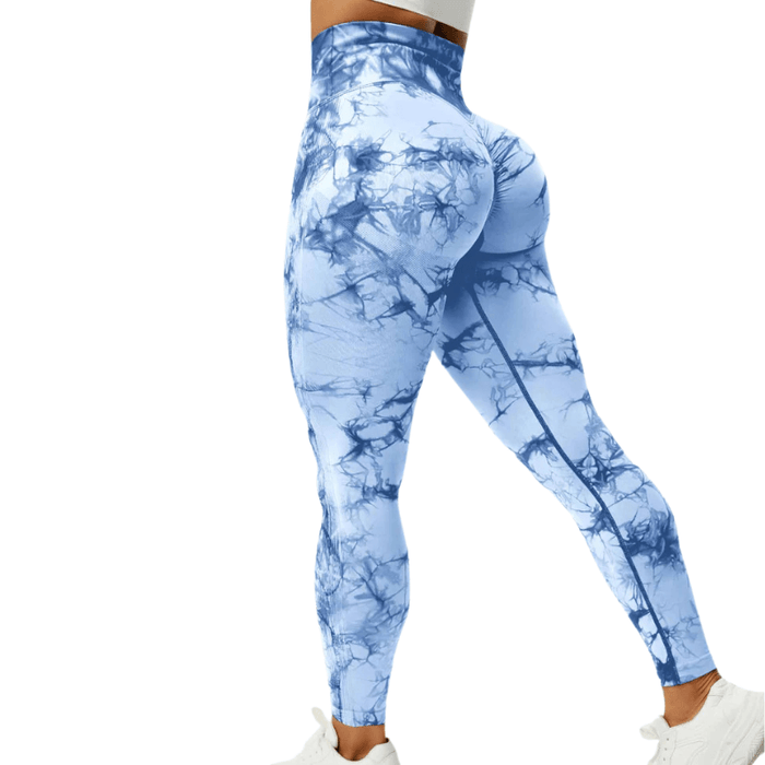 Tie Dye Workout Leggings – Sculpting Fit for Active Sessions