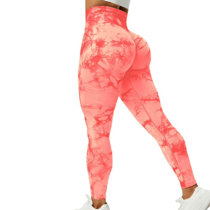Tie Dye Workout Leggings – Sculpting Fit for Active Sessions