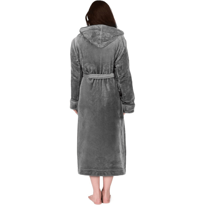 Hooded Flannel Fleece Robe – Comfortable and Cozy Lounge Wear