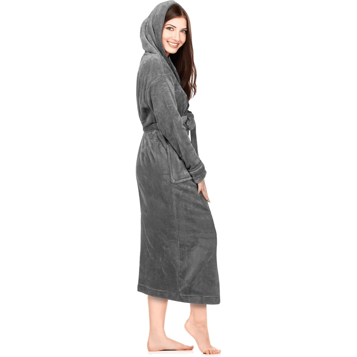 Hooded Flannel Fleece Robe – Comfortable and Cozy Lounge Wear