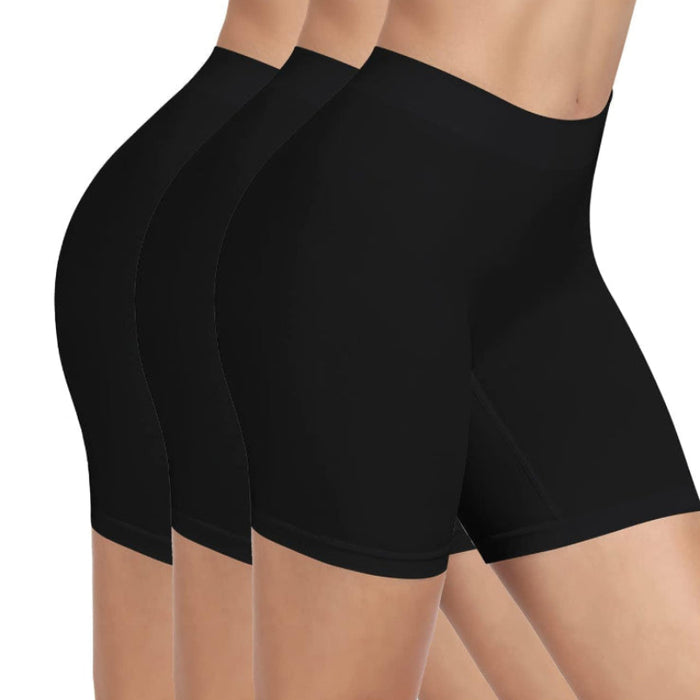 Pack Of 3 Seamless Layering Slip Shorts For Activewear