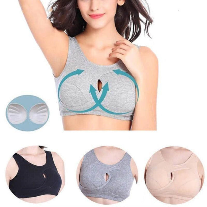 Anti Sagging Wirefree Bra – Comfortable Lift and Support