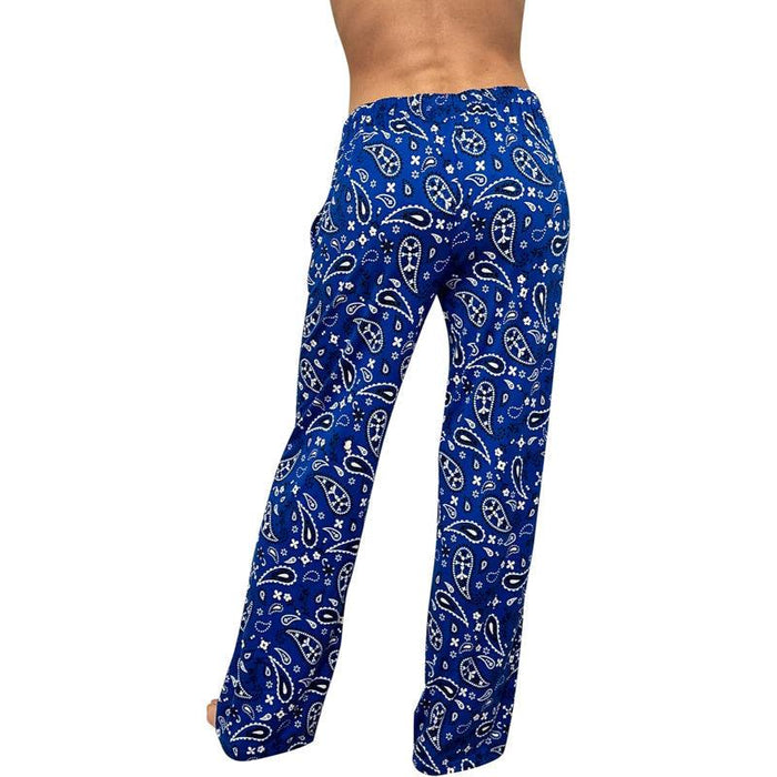 Bandana Print Pajama Pants – Soft Cotton Lounge Bottoms for Relaxing