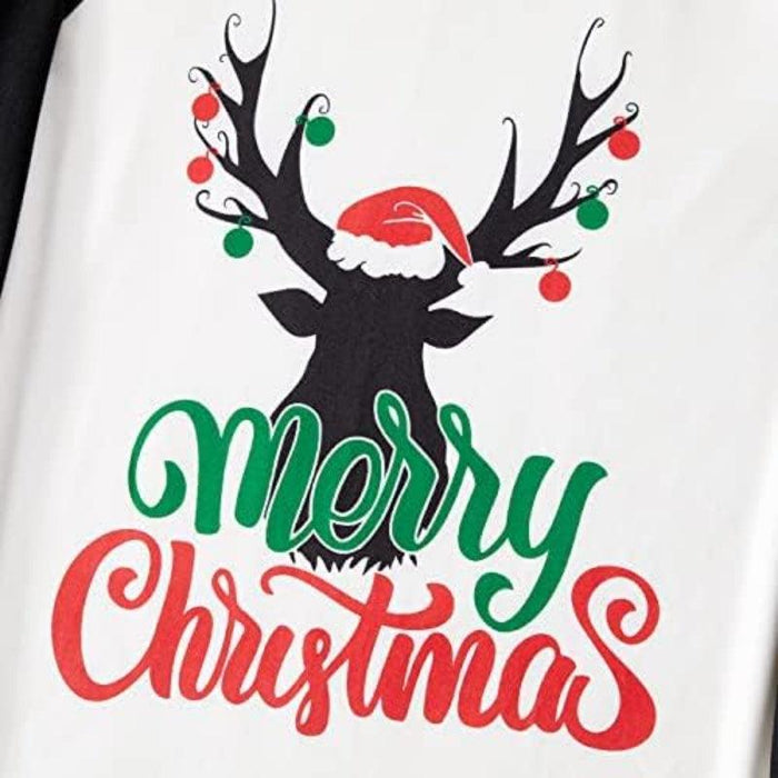Letter Print Pajama Set – Comfortable Holiday Wear