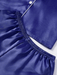 3 Piece Button Front Solid Colored Pajama Set - Secret Slim Wear
