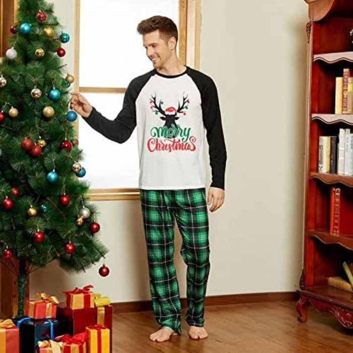 Letter Print Pajama Set – Comfortable Holiday Wear