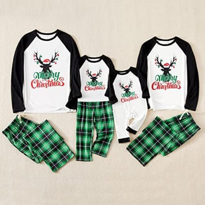Letter Print Pajama Set – Comfortable Holiday Wear