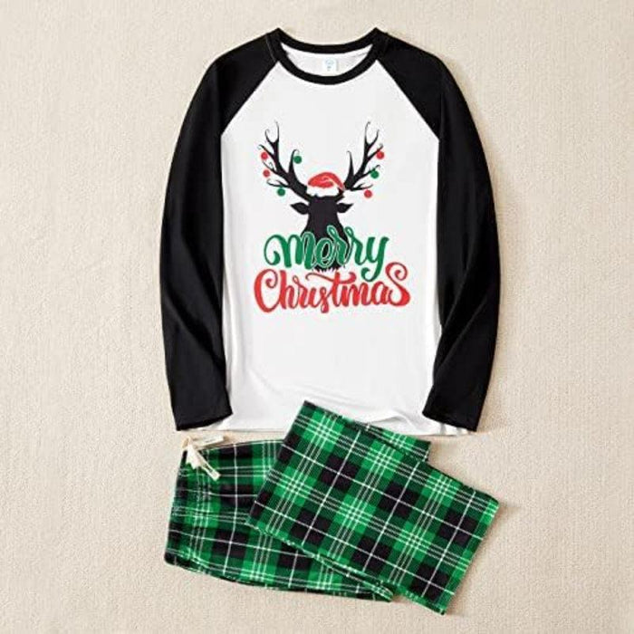 Letter Print Pajama Set – Comfortable Holiday Wear