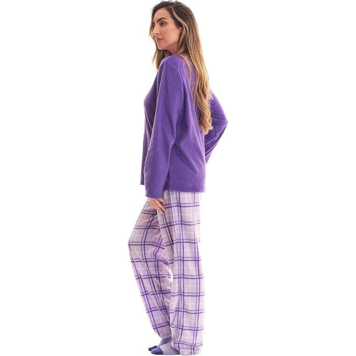 Printed Pajama Set Socks – Soft Fleece Pajama Set for Comfort