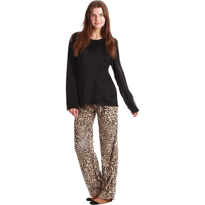 Printed Pajama Set Socks – Soft Fleece Pajama Set for Comfort