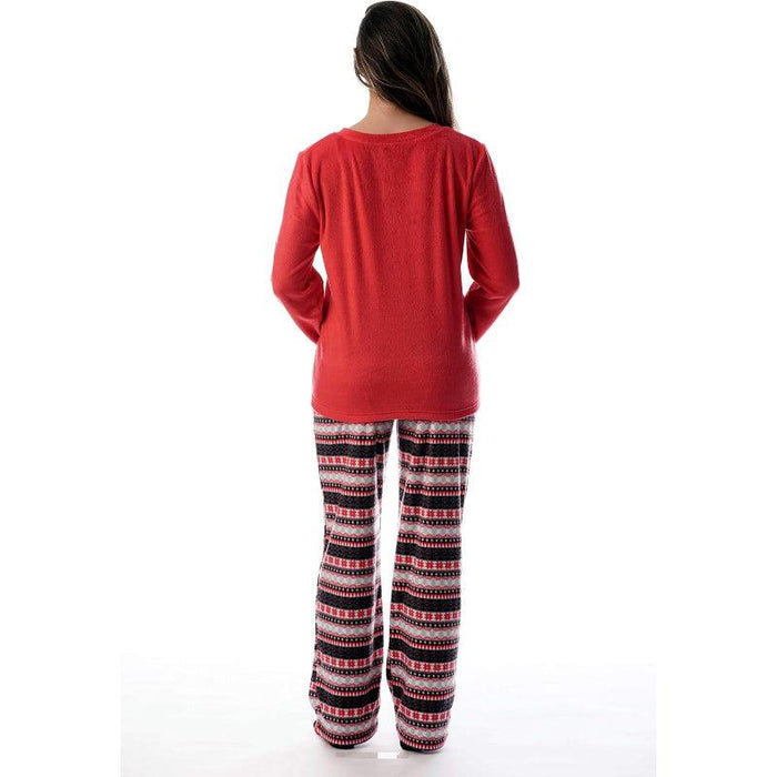 Printed Pajama Set Socks – Soft Fleece Pajama Set for Comfort