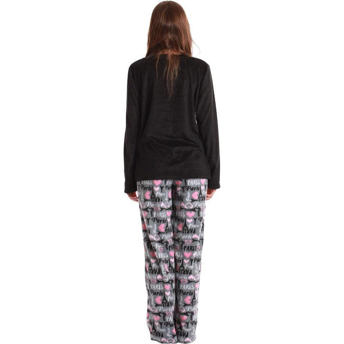 Printed Pajama Set Socks – Soft Fleece Pajama Set for Comfort