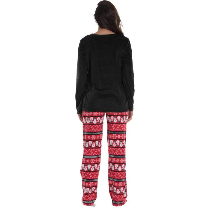 Printed Pajama Set Socks – Soft Fleece Pajama Set for Comfort