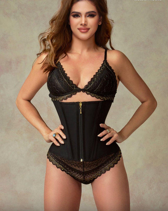Hourglass Shape Zipper Corset – Sculpt and Shape Your Silhouette