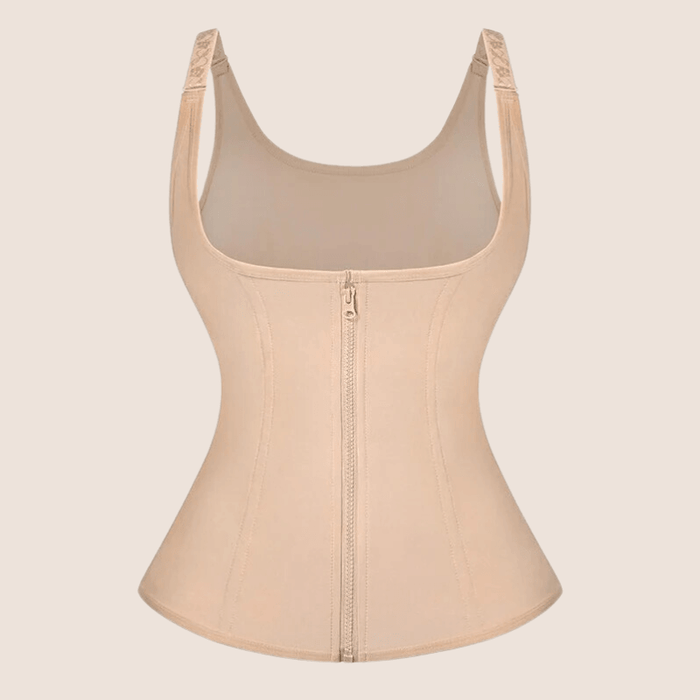 Zipper Cincher Corset – Waist Control and Posture Support