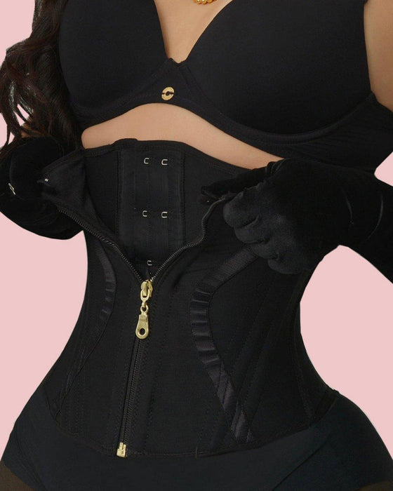 Hourglass Shape Zipper Corset – Sculpt and Shape Your Silhouette
