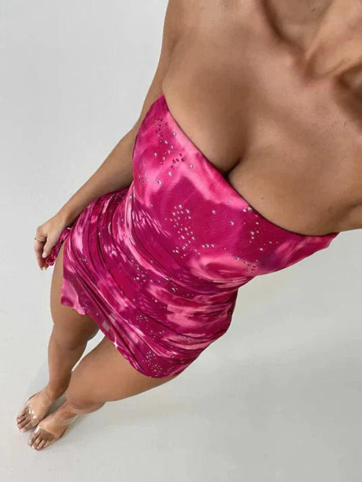 Strapless Ruched Corset Dress – Sculpted Fit for Every Occasion