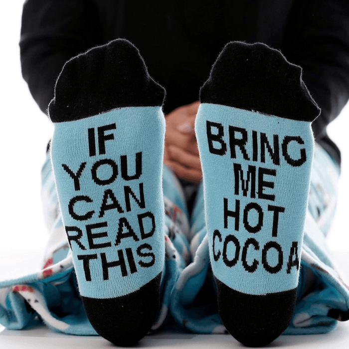 Printed Pajama Set Socks – Soft Fleece Pajama Set for Comfort