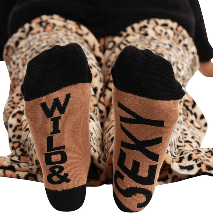 Printed Pajama Set Socks – Soft Fleece Pajama Set for Comfort