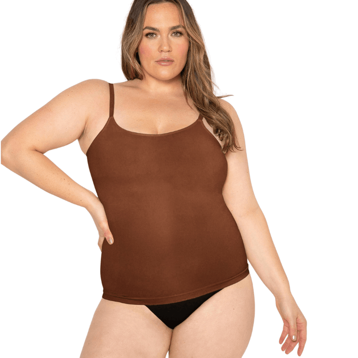 Supportive Cami Scoop Top – Seamless Comfortable Shaping Top