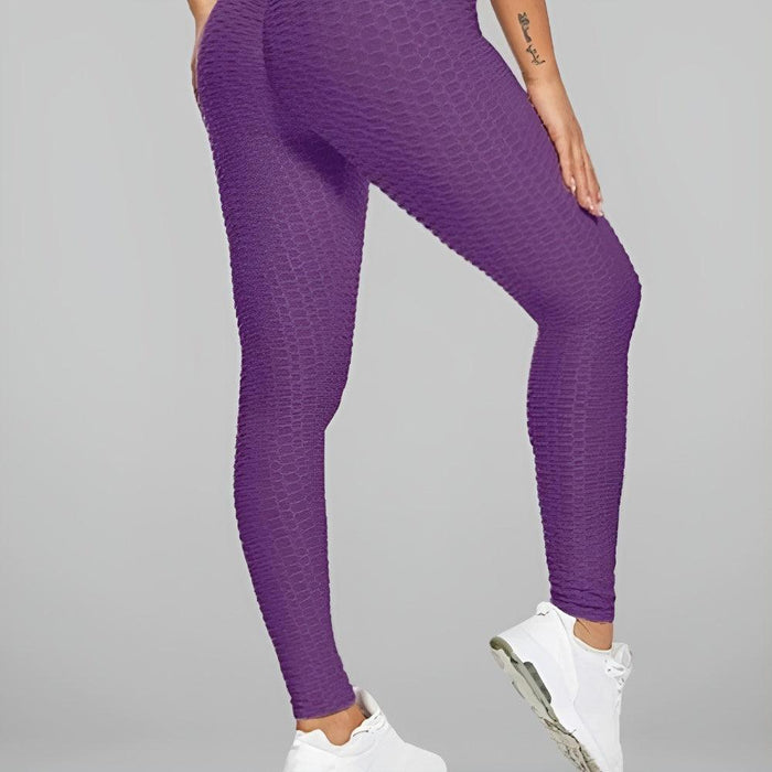 Textured High Rise Leggings – Stretch Comfort with a Stylish Finish