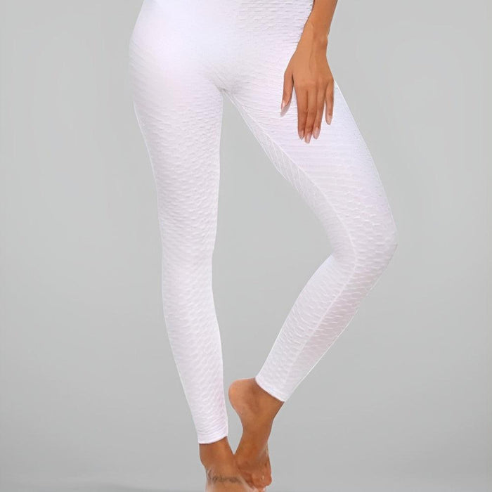 Textured High Rise Leggings – Stretch Comfort with a Stylish Finish