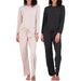 2 Pack Pajama And Long Sleeve Matching Tshirt Set - Secret Slim Wear
