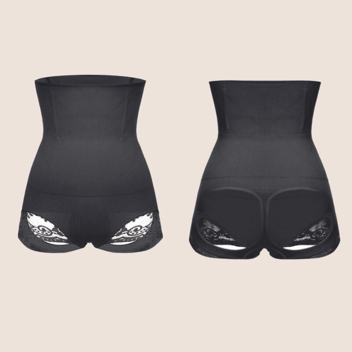 Women Lace Trim Hollow Cut Shapewear