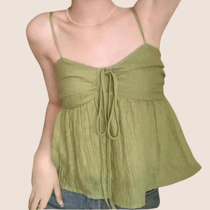 Smocked Sleeveless Short Top – Effortless Style for Warm Days