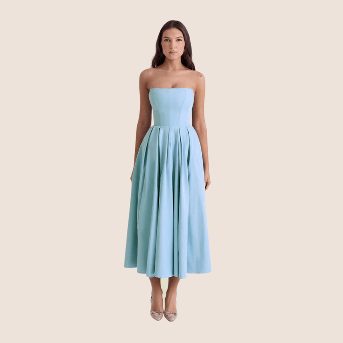 Elegant Leah Midi Sundress – Sophisticated Style for Special Occasions