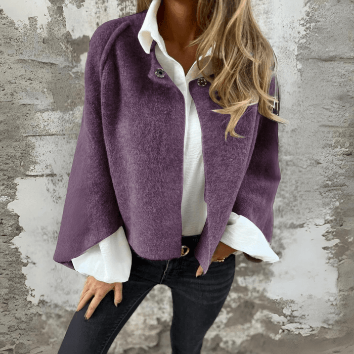 Woolen Long Sleeve Coat – Classic Warmth for Cooler Days