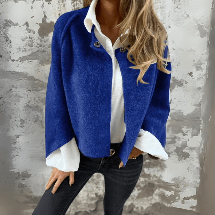 Woolen Long Sleeve Coat – Classic Warmth for Cooler Days