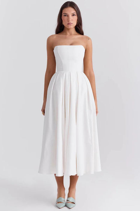 Elegant Leah Midi Sundress – Sophisticated Style for Special Occasions