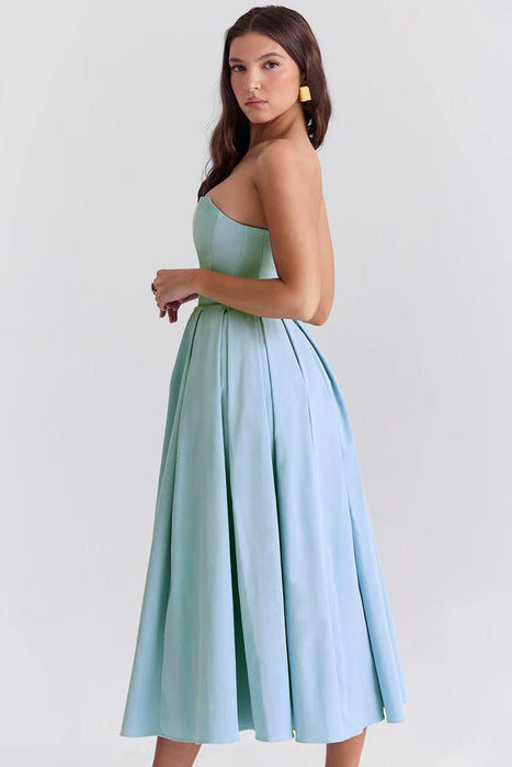 Elegant Leah Midi Sundress – Sophisticated Style for Special Occasions