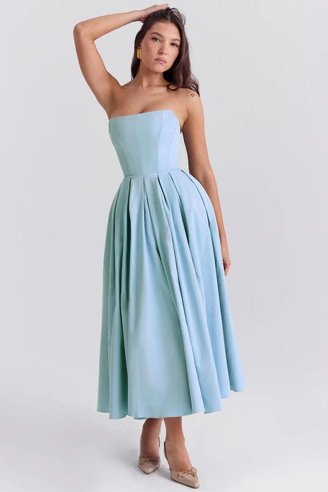 Elegant Leah Midi Sundress – Sophisticated Style for Special Occasions