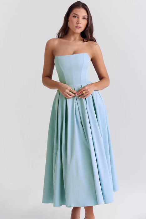 Elegant Leah Midi Sundress – Sophisticated Style for Special Occasions