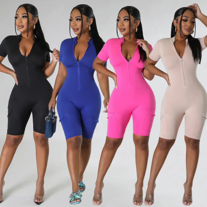 Short Sleeved Comfy Jumpsuit – Comfortable and Stylish Everyday Wear